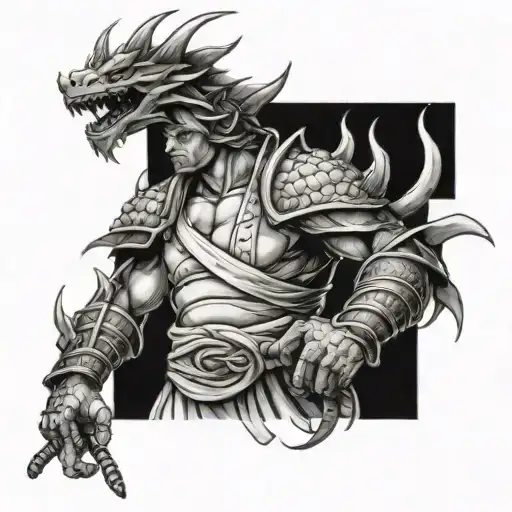 Samurai Is A Dragon God