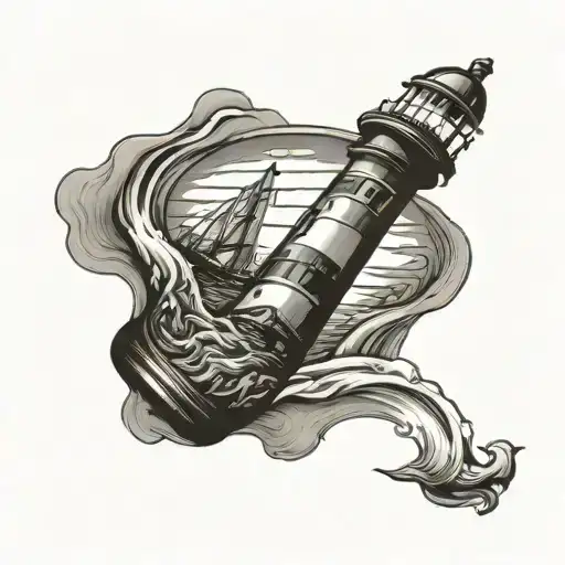 Lighthouse In A Bottle