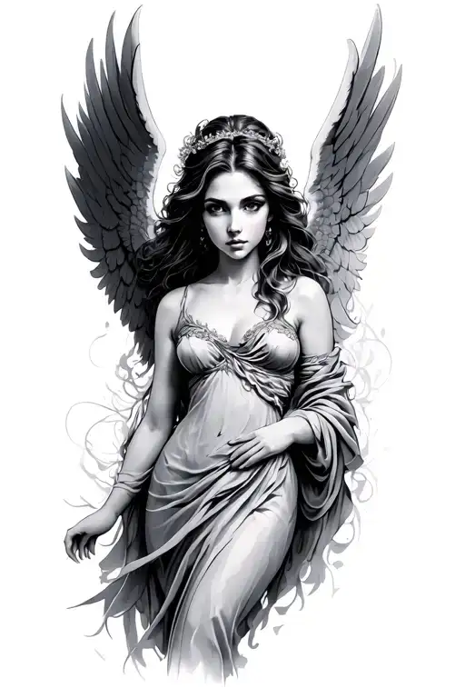 Angel Woman Modern Twist