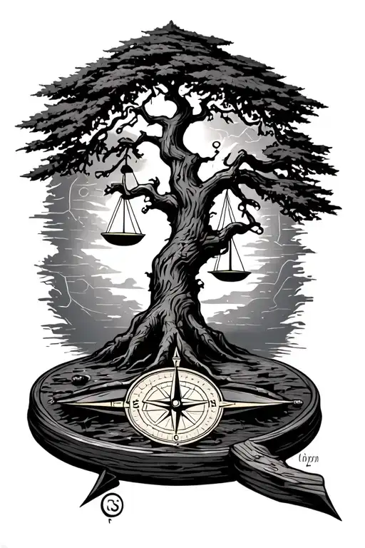 Tree And Compass And Scale Hypertextual Web