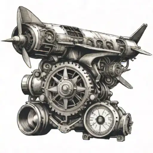 Aircraft Engine With Compass