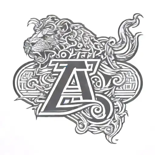 Lebron James Lion Lakers Logo