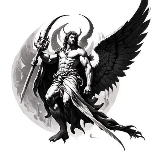 Saint Michael Killing Demon