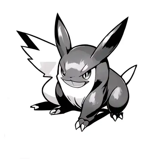 Pokemon With Yakuza Tatoo Style