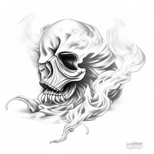 Reaper Shrouded In Smoke