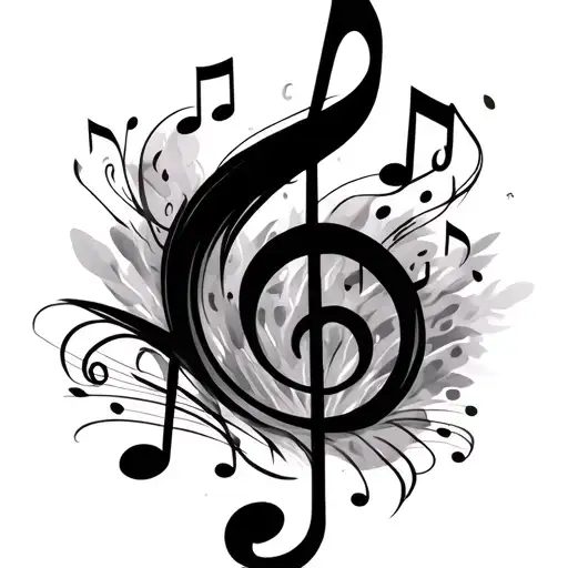 Racebicicle Music Notes Floating