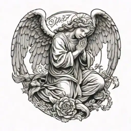 Guardian Angel Praying