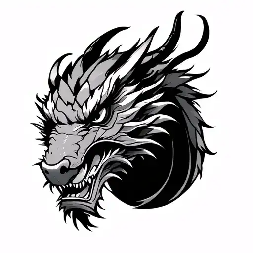 Samurai Dragon Japanese Theme