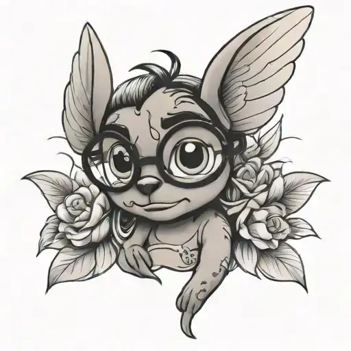 Angel From Lilo & Stitch With Glasses