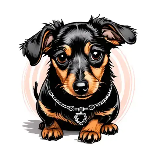 Traditional Japanese Sausage Dog