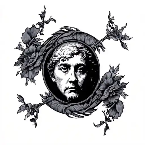 Cogito Ergo Sum In A Circle Made