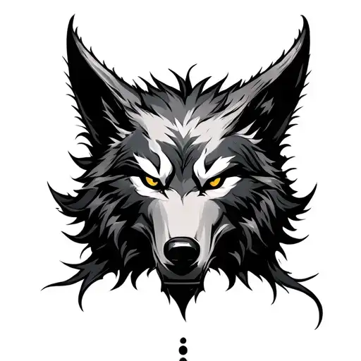 Wolf Samurai Mask