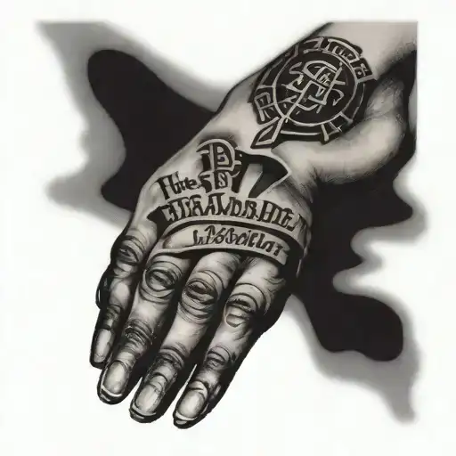 Black Fist Bible Verse