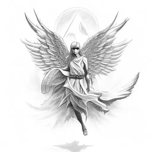 Angels Fighting Demons Biblical Battle