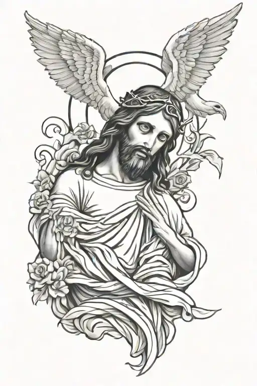 Jesus Christ And Angels