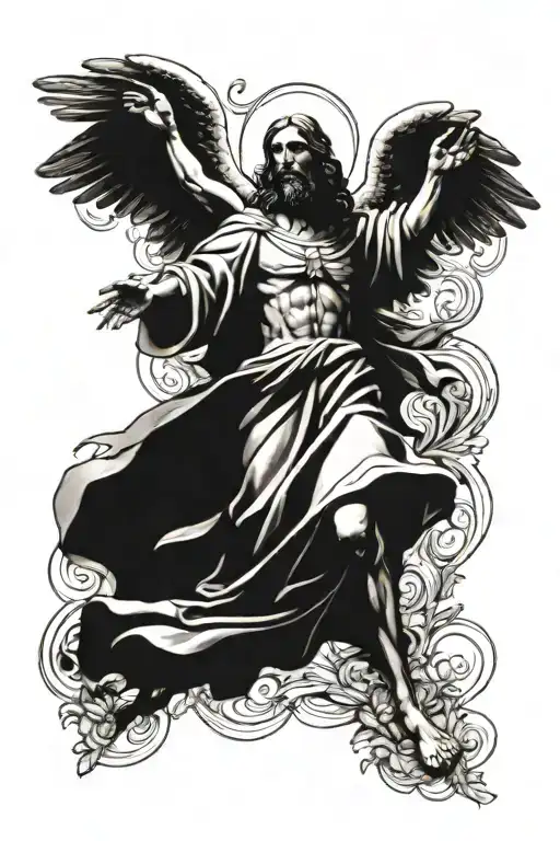 On The Forearm Of Jesus Christ And Angels