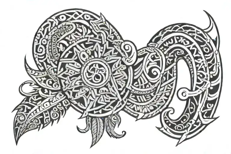 Filipino Tribal Band Tattoo Inspired