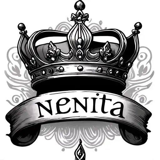 Crown That Reads Nenita