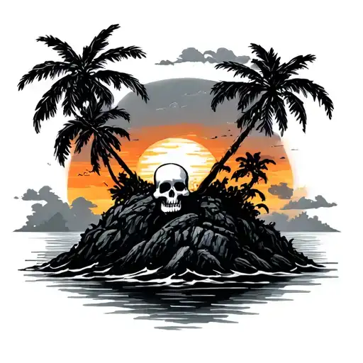 Skull Island Sunset