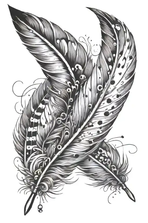 Morse Code In The Feather