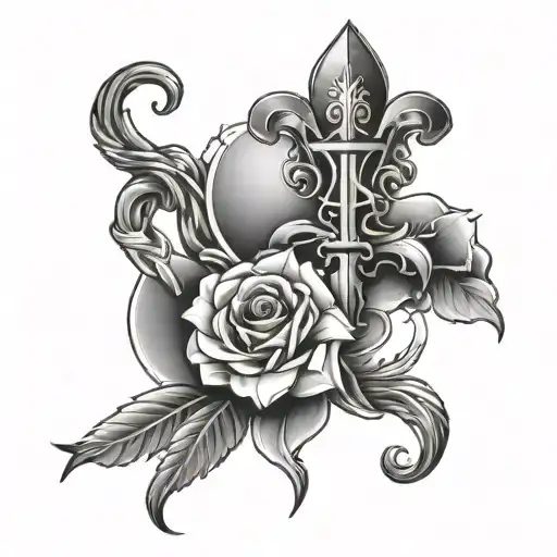 Create A Tattoo That Represents Faith In God And Courage