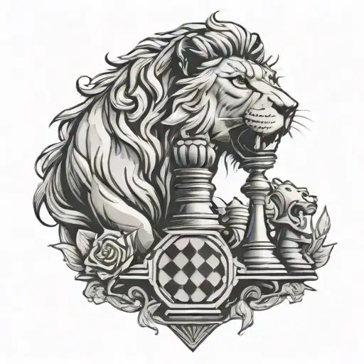 Lioness Queen Chess Piece