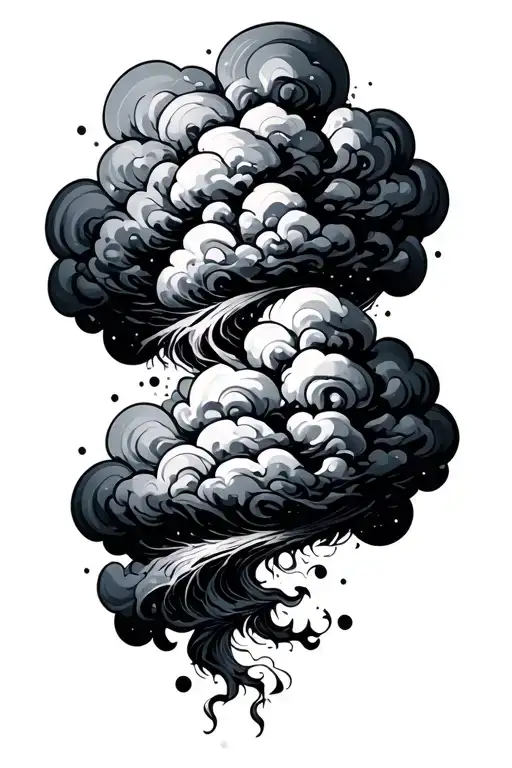 Black Atomic Cloud