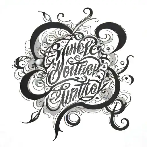 Single Word Tattoos Fine Line Cursive
