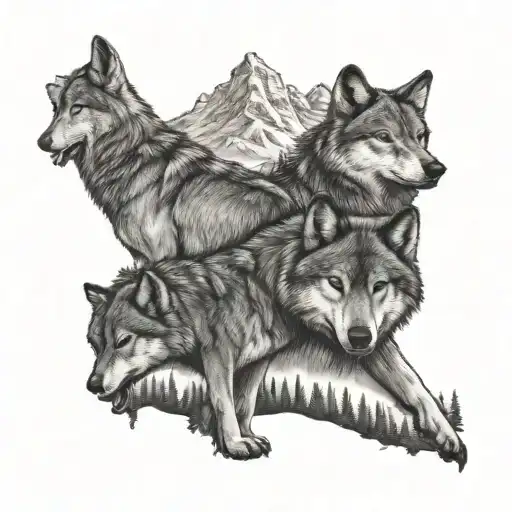 Wolf Pack Mountains