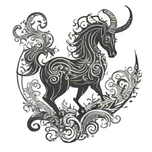 Capricorn Silhouette
