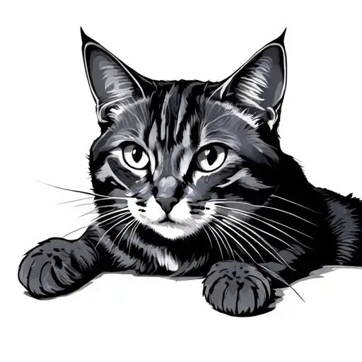 Cat Coding On Computer