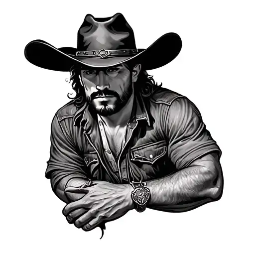 Cowboy Western Theme Sleeve