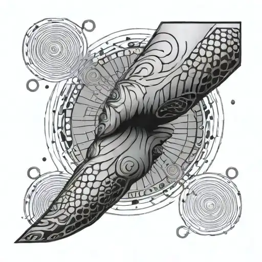 Forearm Line Tattoo With Dots