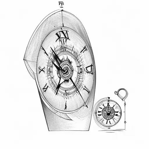 A Clock With Compass