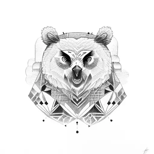 Half Bear And Half Owl