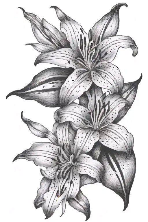 Tiger Lily Blossom Petals