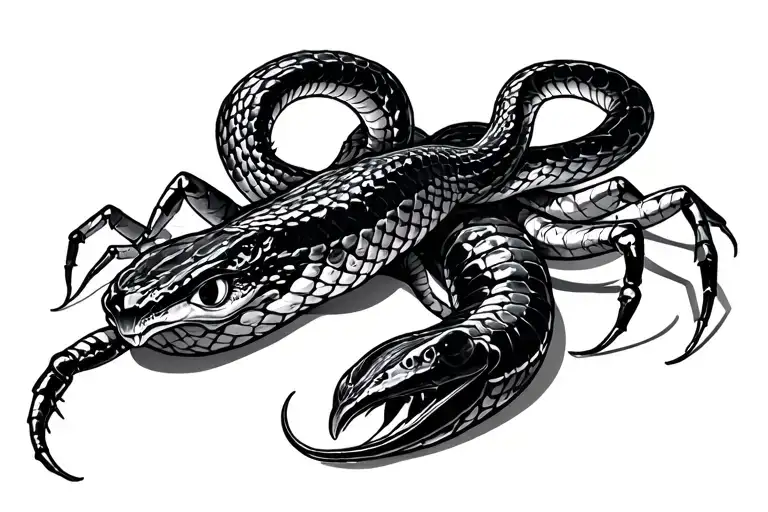 Snake And Spider And Scorpion