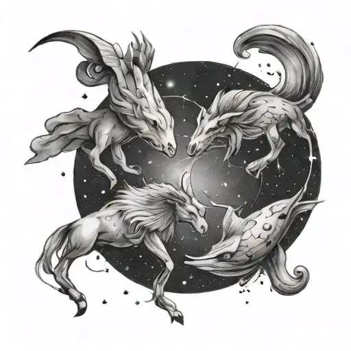 Aries And Pisces Constellation