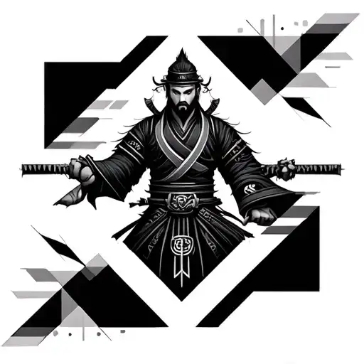 Ronin Samuri Geometric Pattern