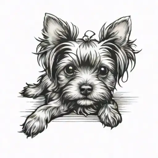 Memorial For My Dead Dog Biscuit Yorkie Dog