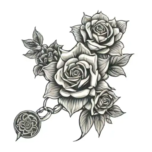 Money And Flowers Blooming