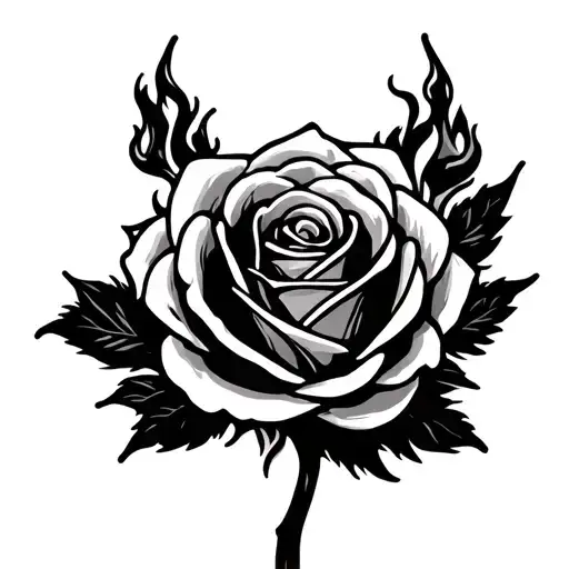 Fire Rose Unity Survivor Symbol