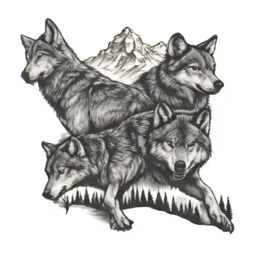 Wolf Pack Mountains
