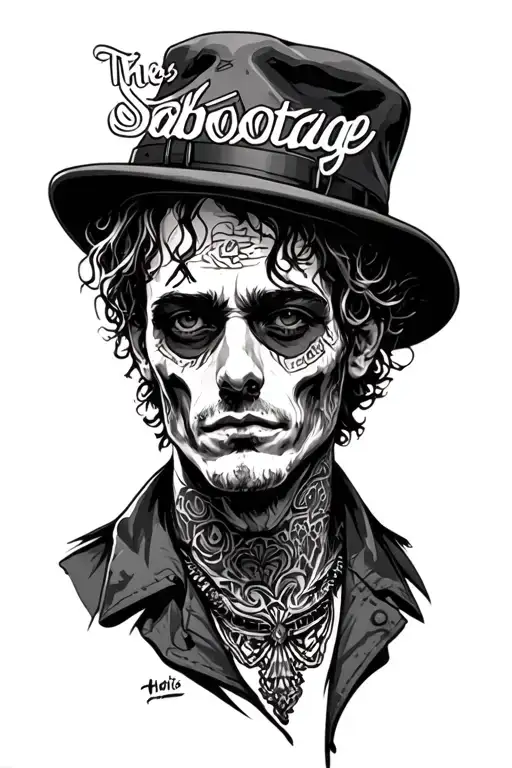 Sabotage With Phrase From His Music And He