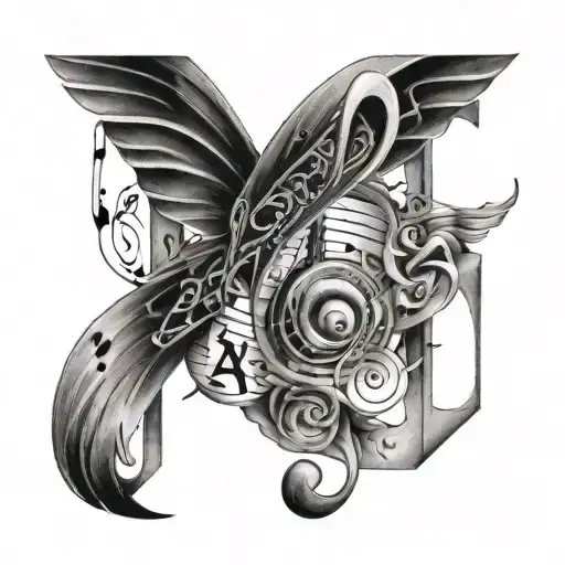 With Music Notes And The Numbers 11-22-24