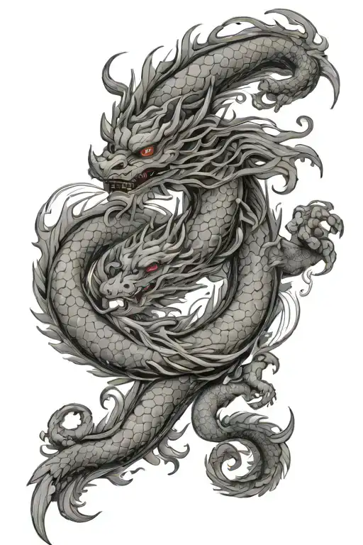 Japanese Dragon Water Laziness