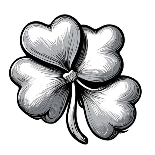 Three Small Hearts And A Shamrock