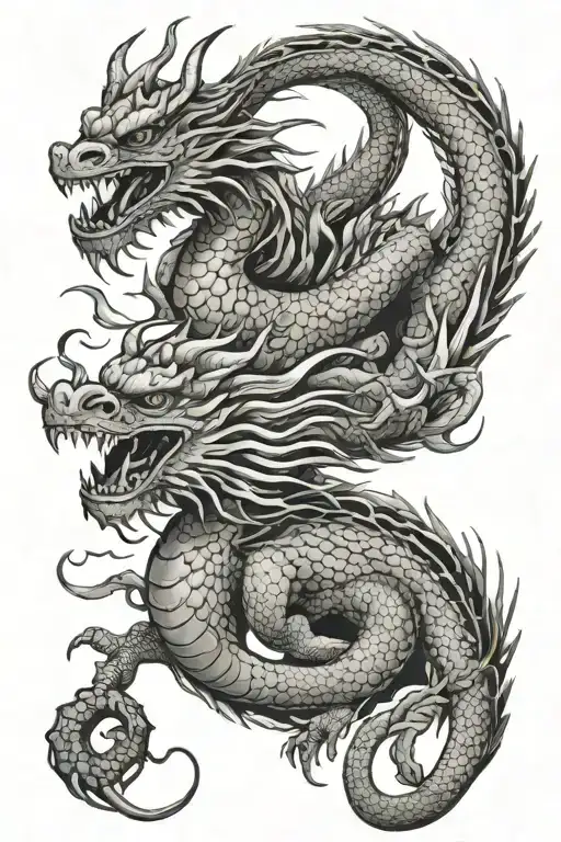 Asian Dragon And Turkey