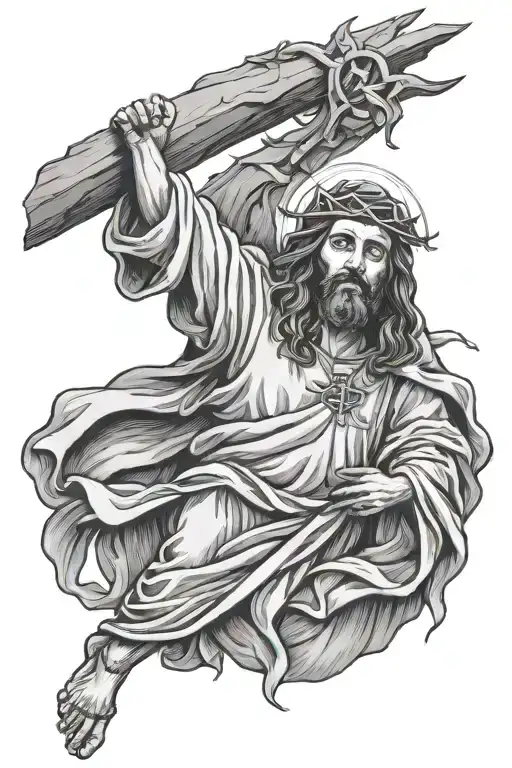 Jesus Rising From The Dead