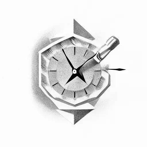 Gavel Smashing Clock